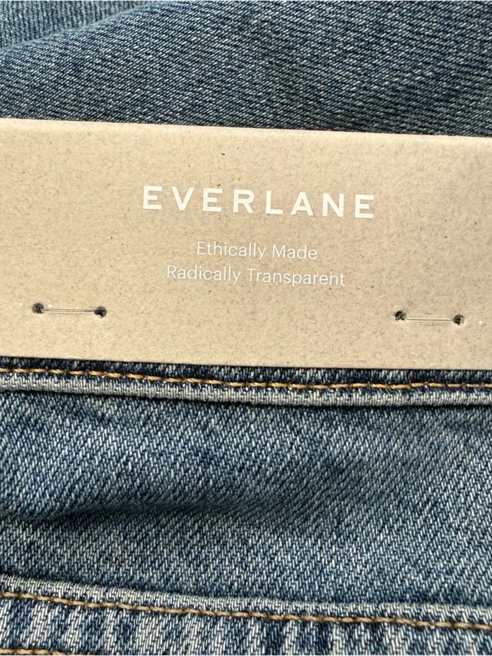 Everlane Way High Jean Distressed Raw Hem High Rise 31 NWT - Picture 6 of 15